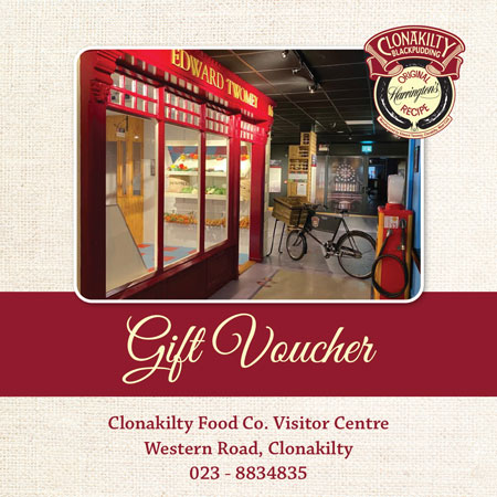 Clonakilty Visitor Centre Gift Vouchers